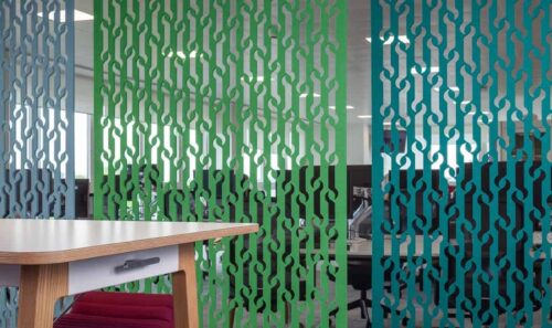 Autex Cascade Acoustic Hanging Screens - Folding