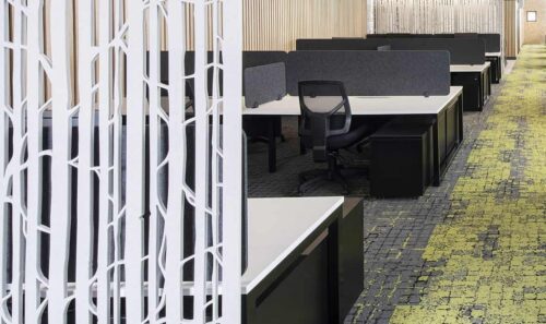 Autex Cascade Acoustic Hanging Screens - Folding - Image 3