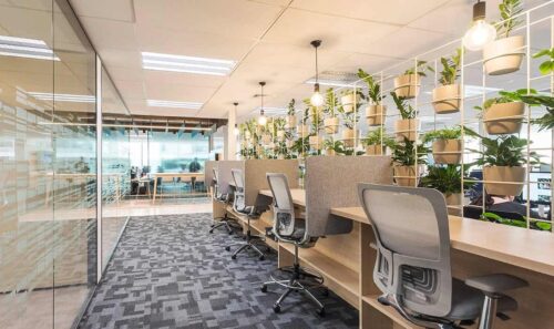 Autex Cove Acoustic Desk Divider